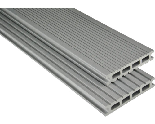 Konsta WPC Terrassendiele Futura Grau mattiert 26x145 mm (Meterware ab 1,00 m bis max. 6,00 m)