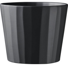 Blumentopf aus Keramik mit gerippter Struktur