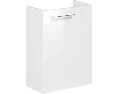 Waschbeckenunterschrank Form & Style Felina Mini 44x60x24,3 cm ohne Waschbecken weiß Waschtischunterschrank mit Griff