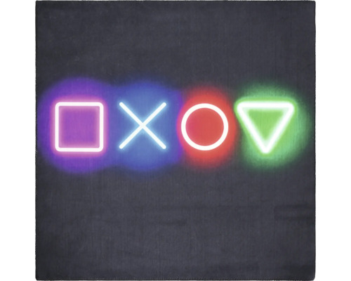 Teppich Gaming Symbole 100x100 cm Teppich Gaming Symbole 100x100 cm