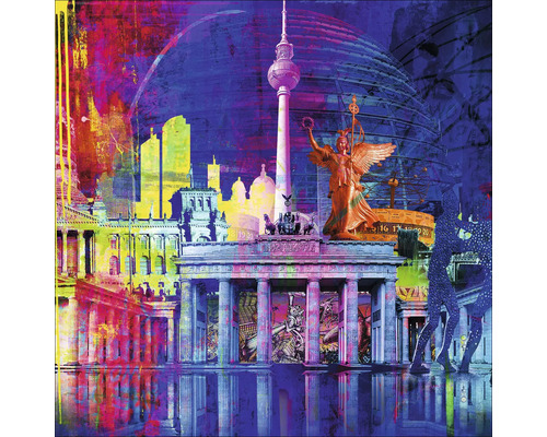 Glasbild Berlin XI 20x20 cm