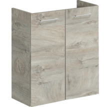 Waschtischunterschrank aus Holz mit zwei Türen