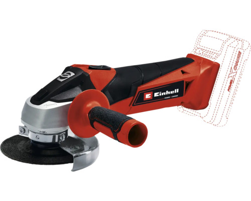 Einhell Akku-Winkelschleifer mit Zusatzhandgriff und Trennscheibe
