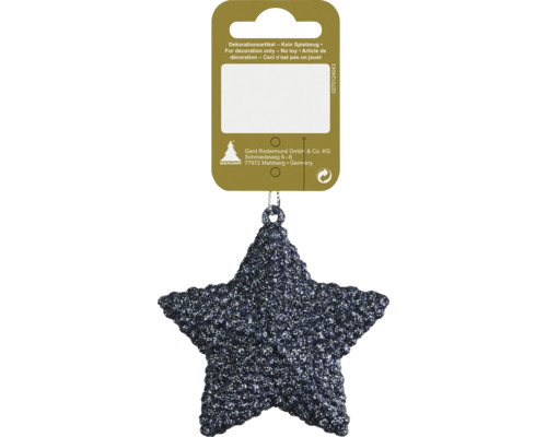 Funkelnder Stern als Weihnachtsbaumschmuck