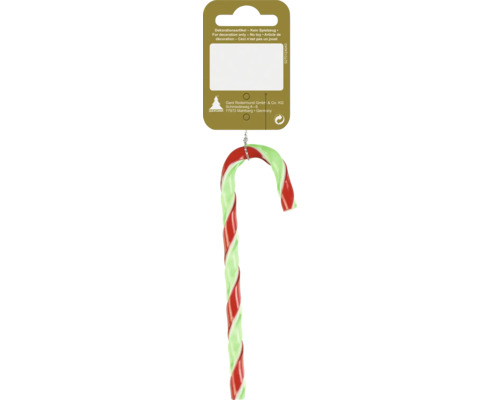 Zuckerstange rot und grün als Weihnachtsdekoration
