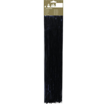 Lametta in Schwarz, 300 Streifen