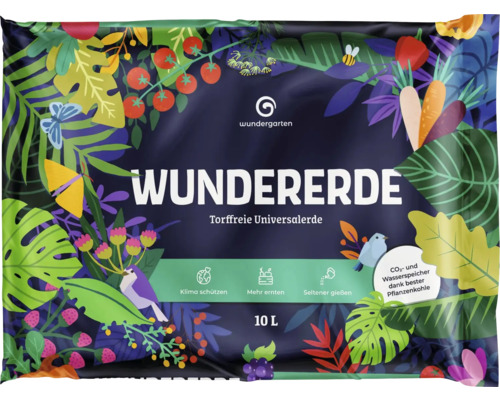 Packung torffreie Universalerde von Wundgarten, 10 Liter