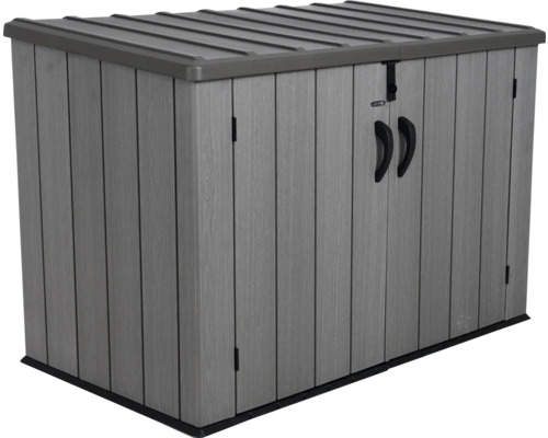 Graue Gerätebox für den Außenbereich