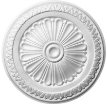 Deckenrosette aus Stuck mit Blumenmuster