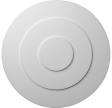 Deckenrosette mit konzentrischen Kreisen