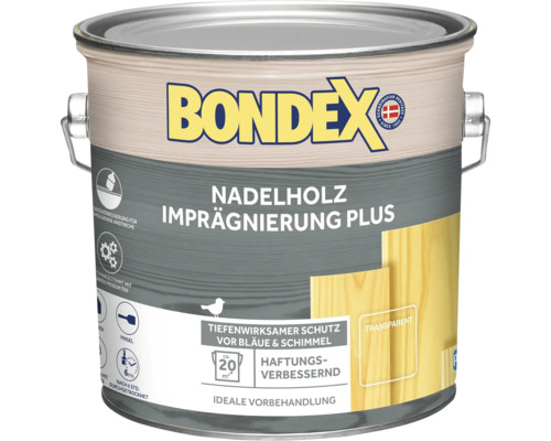 BONDEX Nadelholz Imprägnierung Plus farblos 2,5 l
