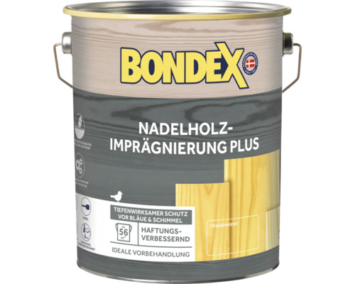 BONDEX Nadelholz Imprägnierung Plus farblos 4 l