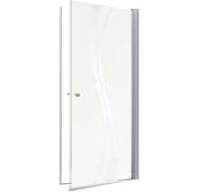 Drehtür für Nische Schulte ExpressPlus Alexa Style 2.0 800x1920 mm Dekorglas Liane alunatur mit schmutzabweisender Glasbeschichtung