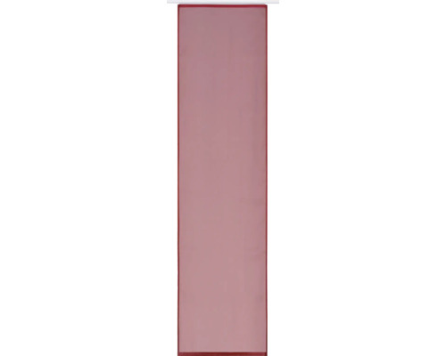 Flächenvorhang Basic rot 60x245 cm
