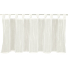 Gardine mit Schlaufen zur Dekoration von Fenstern