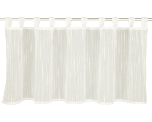 Gardine mit Schlaufen zur Dekoration von Fenstern