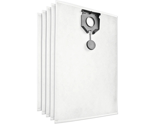 Staubsaugerbeutel im Stapel mit Halterung