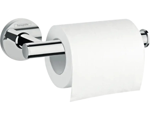 Toilettenpapierhalter aus Metall mit Papierrolle