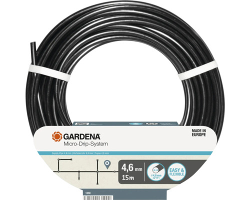 Gardena Micro-Drip-System Verteilerrohr, 4,6 mm, 15 m