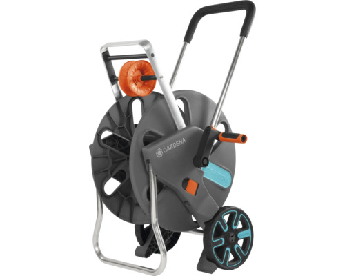 Gardena Schlauchwagen mit zwei Rädern und Handkurbel