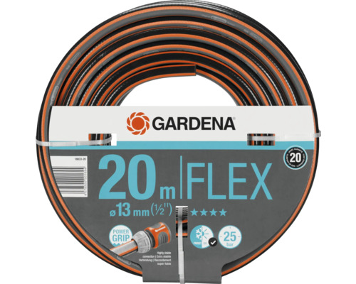 Gardena Flex Gartenschlauch, 20 Meter lang, Durchmesser 13 Millimeter
