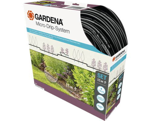 Gardena Micro-Drip-System Set für Gemüse und Pflanzen, 15 Meter
