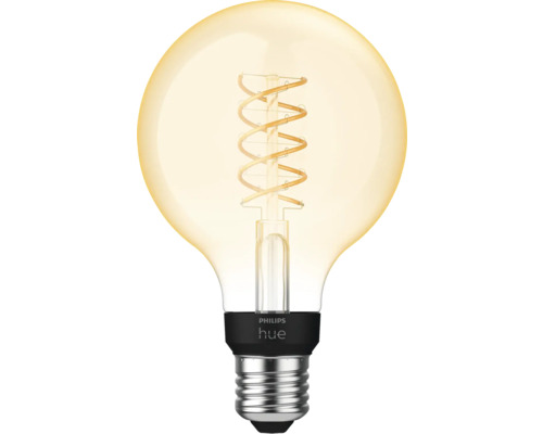 LED-Lampe Globelampe E27 / 7,2 W klar 550 lm 2100 K warmweiß