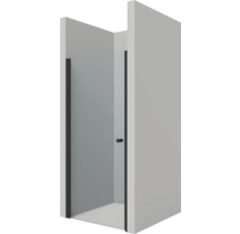 Drehtür für Nische und Seitenwand Lido 200 1000x2000 mm Türanschlag links Echtglas Klar hell schwarz DATD10/H1/85L-thumb-2 Drehtür für Nische und Seitenwand Lido 200 1000x2000 mm Türanschlag links Echtglas Klar hell schwarz DATD10/H1/85L-thumb-2