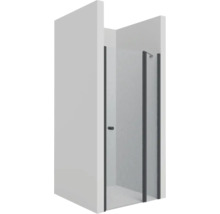 Duschtür für Seitenwand und Nische Lido 200 1000x1800 mm Festteil rechts Glasdekor Tropfen schwarz DBTD210/19/85R-thumb-1 Duschtür für Seitenwand und Nische Lido 200 1000x1800 mm Festteil rechts Glasdekor Tropfen schwarz DBTD210/19/85R-thumb-1