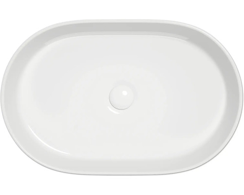 Ovales Aufsatzwaschbecken aus Sanitärkeramik