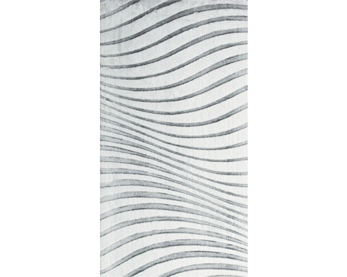 Teppich Cutout Wave silver 80x150 cm Teppich Cutout Wave silver 80x150 cm