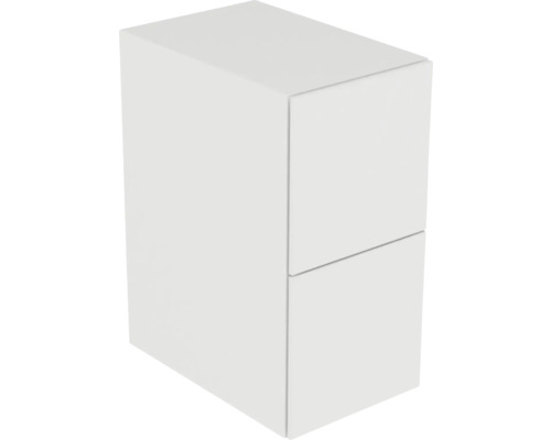 Unterschrank Keuco Edition 11 35x70x53,5 cm mit LED-Beleuchtung weiß glänzend Waschtischunterschrank mit zwei Schubladen