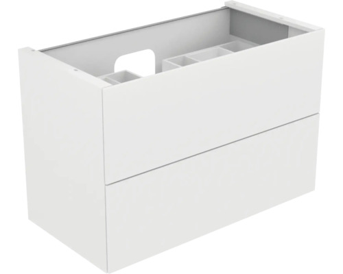Waschbeckenunterschrank Keuco Edition 11 105x70x53,5 cm ohne Waschbecken weiß glänzend