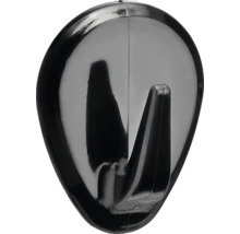Klebehaken 30 x 38 x 22 mm Kunststoff schwarz 10 Stück-thumb-0 Klebehaken 30 x 38 x 22 mm Kunststoff schwarz 10 Stück-thumb-0