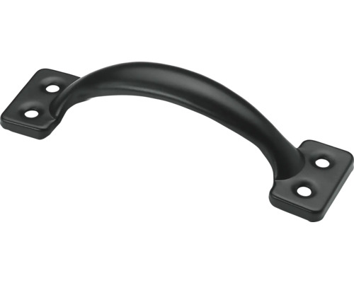 Möbelgriff 100 x 26 x 20 mm Stahl schwarz 5 Stück Griff für Möbel oder Türen