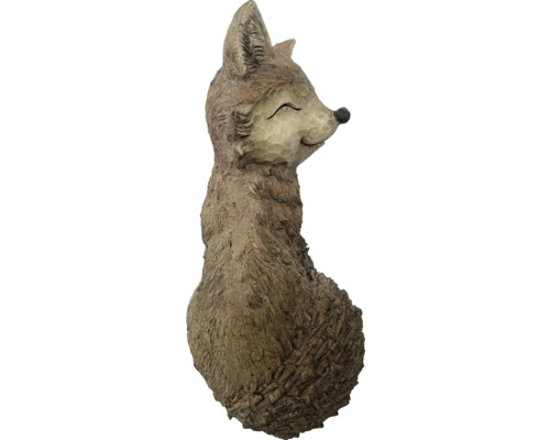 Dekofigur Fuchs aus Kunststein