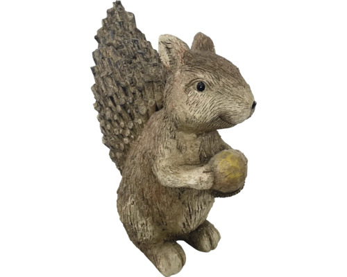 Dekorative Eichhörnchenfigur mit Nuss für den Außenbereich