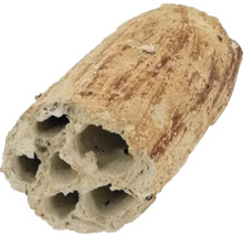 Insektenhotel Nistblock aus gebranntem Ton mit mehreren Röhren