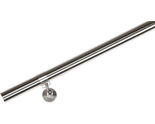 Edelstahl-Handlauf mit Halterung für Treppen