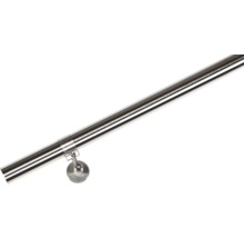 Geländer aus Edelstahl mit Halterung