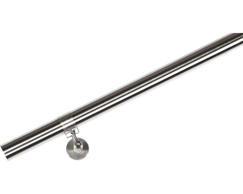 Geländer aus Edelstahl mit Halterung