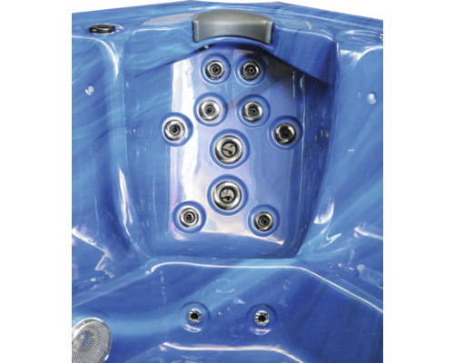Detailansicht eines Whirlpools mit Düsen
