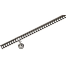 Edelstahlhandlauf mit Wandhalterung