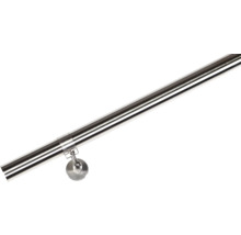 Geländer aus Edelstahl mit Wandhalterung