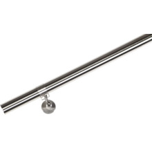 Geländer aus Edelstahl mit Halterung