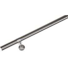 Edelstahlhandlauf mit Halterung für Treppen