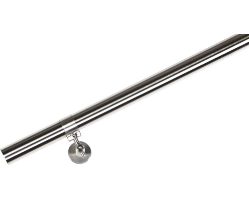 Geländer aus Edelstahl mit Halterung