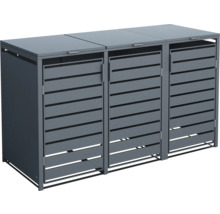 Mülltonnenbox WESTMANN Kubus 3 80 x 200 x 116 cm anthrazit