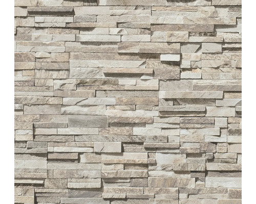 Vliestapete Metropolitan Stories 3 stein-optik beige Wandverkleidung mit Steinoptik für Innen- und Außenbereiche