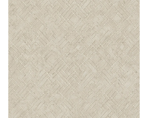 Vliestapete Metropolitan Stories 3 geometrisch creme beige Tapete mit geometrischem Muster